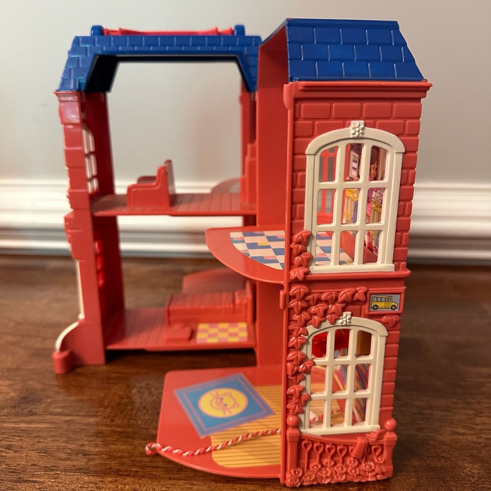 Fisher-Price 2002 Loving Family Sweet Streets School 77884 Folding Transportable - Picture 6 of 9